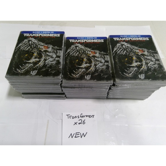 Other - Transformers Age of Extinction Blu-ray Steelbook Unisex OS Black New Grimlock